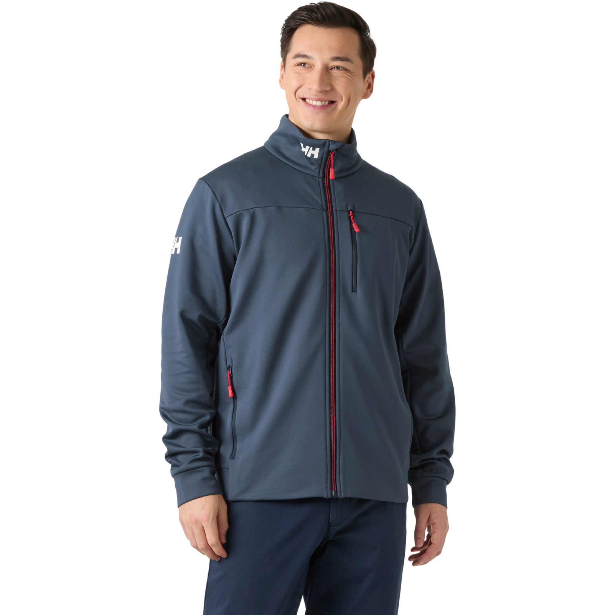2026 Helly Hansen Mens Crew Fleece Jacket 34599 - Navy